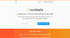 Desktop Screenshot of numballs.com